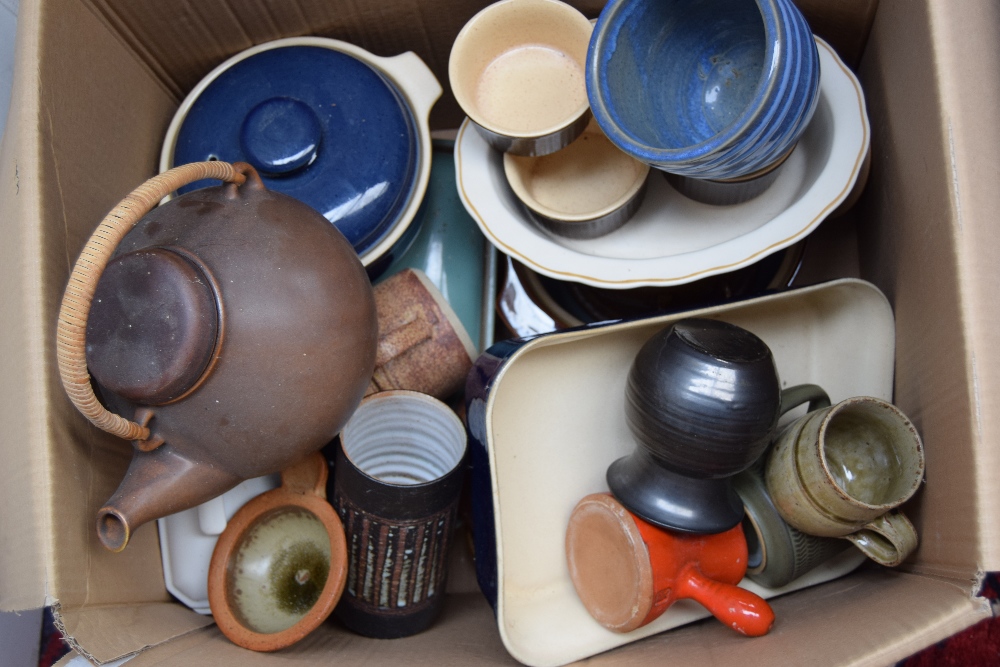 A quantity of stoneware including Denby, Grindon, Portugese pottery, Royal Barum Ware, T. - Image 3 of 8