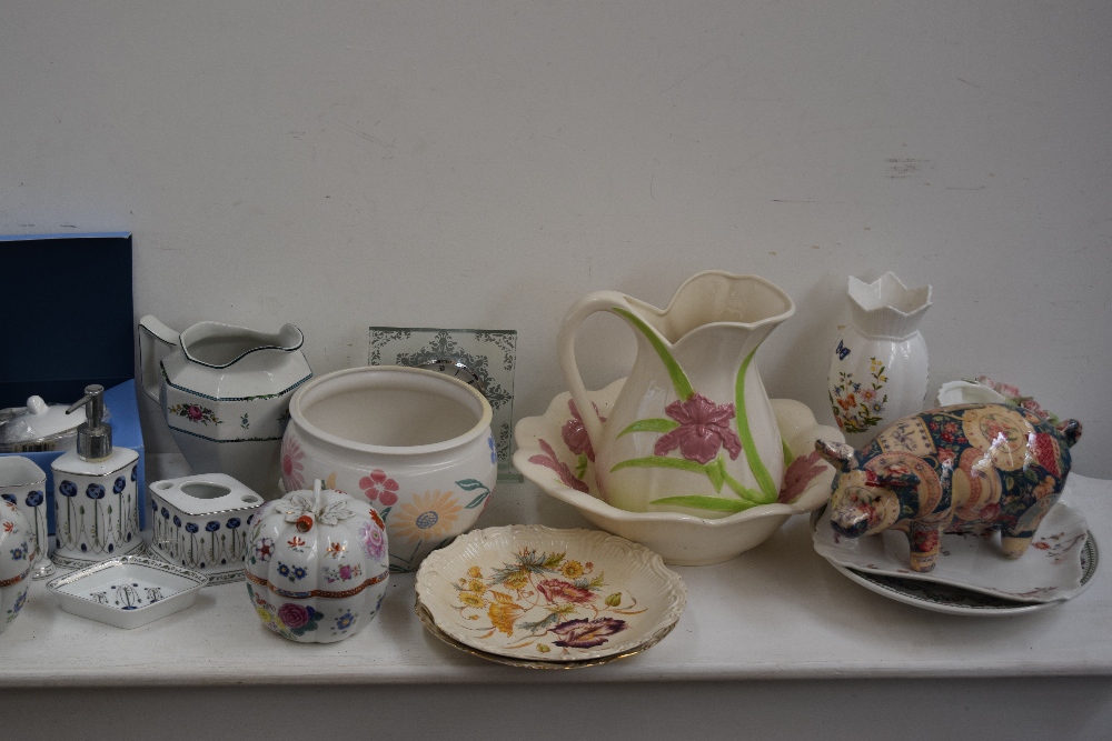 A quantity of china including various decorative clocks, Haviland and Co. - Image 6 of 8