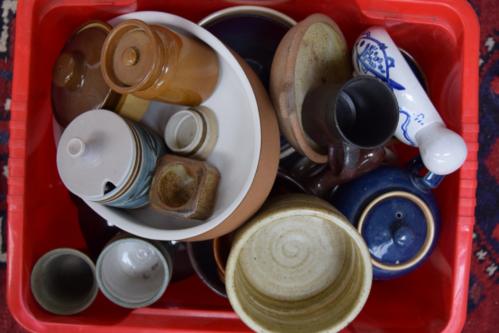 A quantity of stoneware including Denby, Grindon, Portugese pottery, Royal Barum Ware, T. - Image 6 of 8