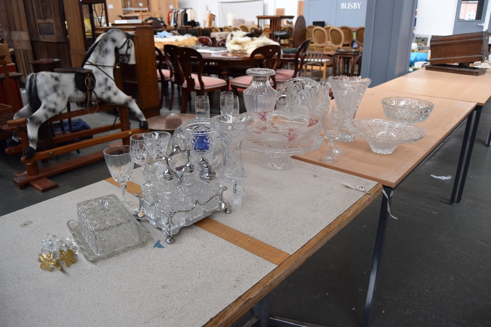 A quantity of cut and moulded glassware and crystal including Edinburgh crystal, - Image 3 of 8