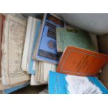 A box of Ordnance Survey and bartholomew's Maps,