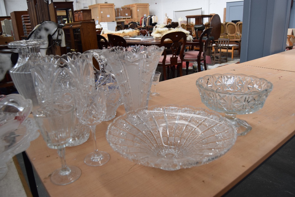 A quantity of cut and moulded glassware and crystal including Edinburgh crystal, - Image 7 of 8