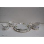 A Duchess 'Tranquility' pattern china part dinner service and other pieces of china