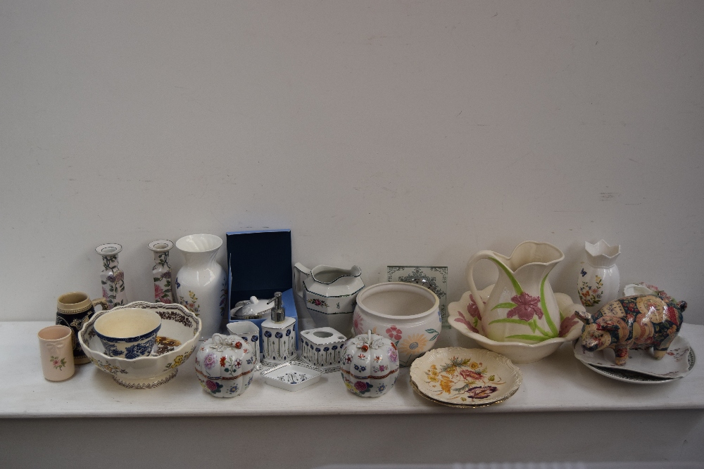 A quantity of china including various decorative clocks, Haviland and Co. - Image 2 of 8