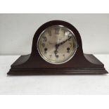 A Vintage Enfield 8- day full quarter Westminster Chiming mantle clock with Arabic numerals (Lord