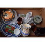 A quantity of china including Wedgwood Moonstone, Wedgwood Willow pattern,