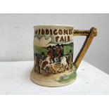 A Crown Devon Fieldings Widdicombe Fair' musical jug, Reg. No.