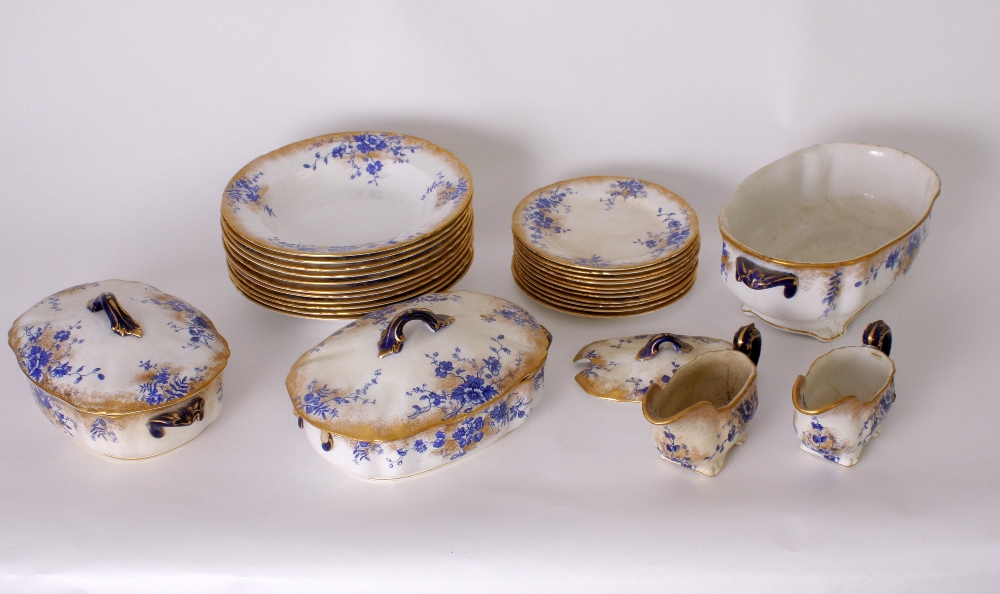 A Royal Doulton earthenware part dinner service 'Sorrento' pattern, including dinner plates, - Image 2 of 3