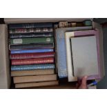 A mixed box of books to include various Classical stories namely the Iliad and Ovid,
