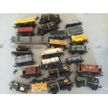 A quantity of mainly Tri-ang and Hornby railways `00` gauge railway items including 9 planks