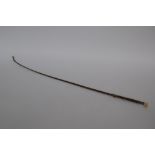 A Victorian ladies riding whip, probably side saddle,
