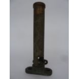 RAILWAY INTEREST - a steam locomotive brass engine part possibly piston or whistle