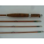 Hardy "Palakona" Split Bamboo Fly Fishing Rod - The Marvel, No. E.