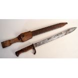 A World War I German sawback bayonet, 1916, Waffenfabrik, Mauser A.G.