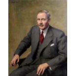 Anthony Devas (1911-1958) Portrait of Sir Frank Guy CLAVERING Fison, 1892-1985, oil on canvas,