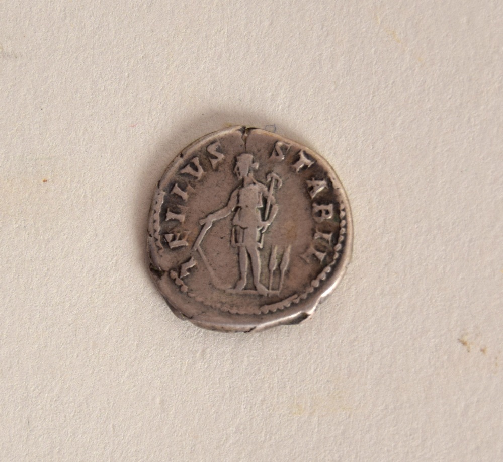 HADRIAN Denarius (AD 134 - AD 138) Obverse: HADRIANVS AVG COS III P P: Head of Hadrian, bare, - Image 2 of 2