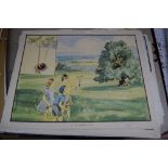 A collection of Eileen A Soper school prints of various subjects a quantity of educational (12)