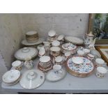 Large quantity of decorated tea ware including Royal Doulton Berkshire & Royal Grafton Liberty