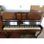 Vintage upright piano in mahogany case by Richmond
