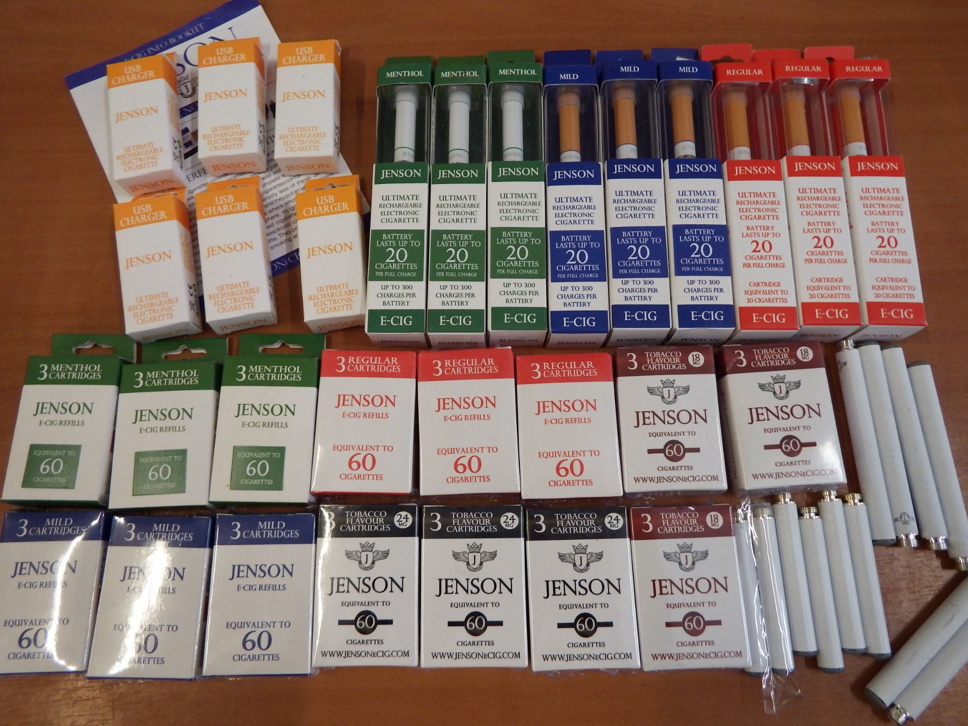 Jenson E-Cig - Grade A+ Stock Mostly Sealed Pack's Ready For Re-sale. Over 18's Only. BASIC TRADE