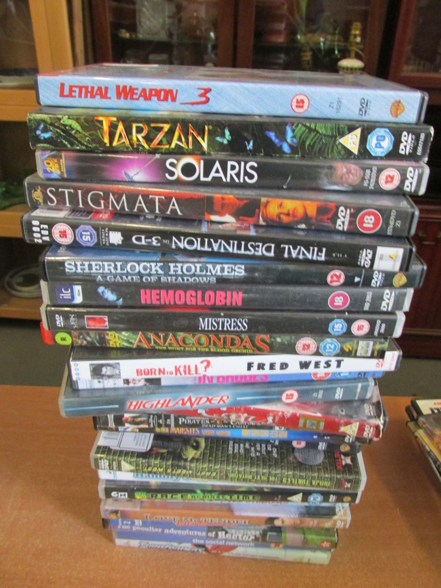 25 Assorted DVDS