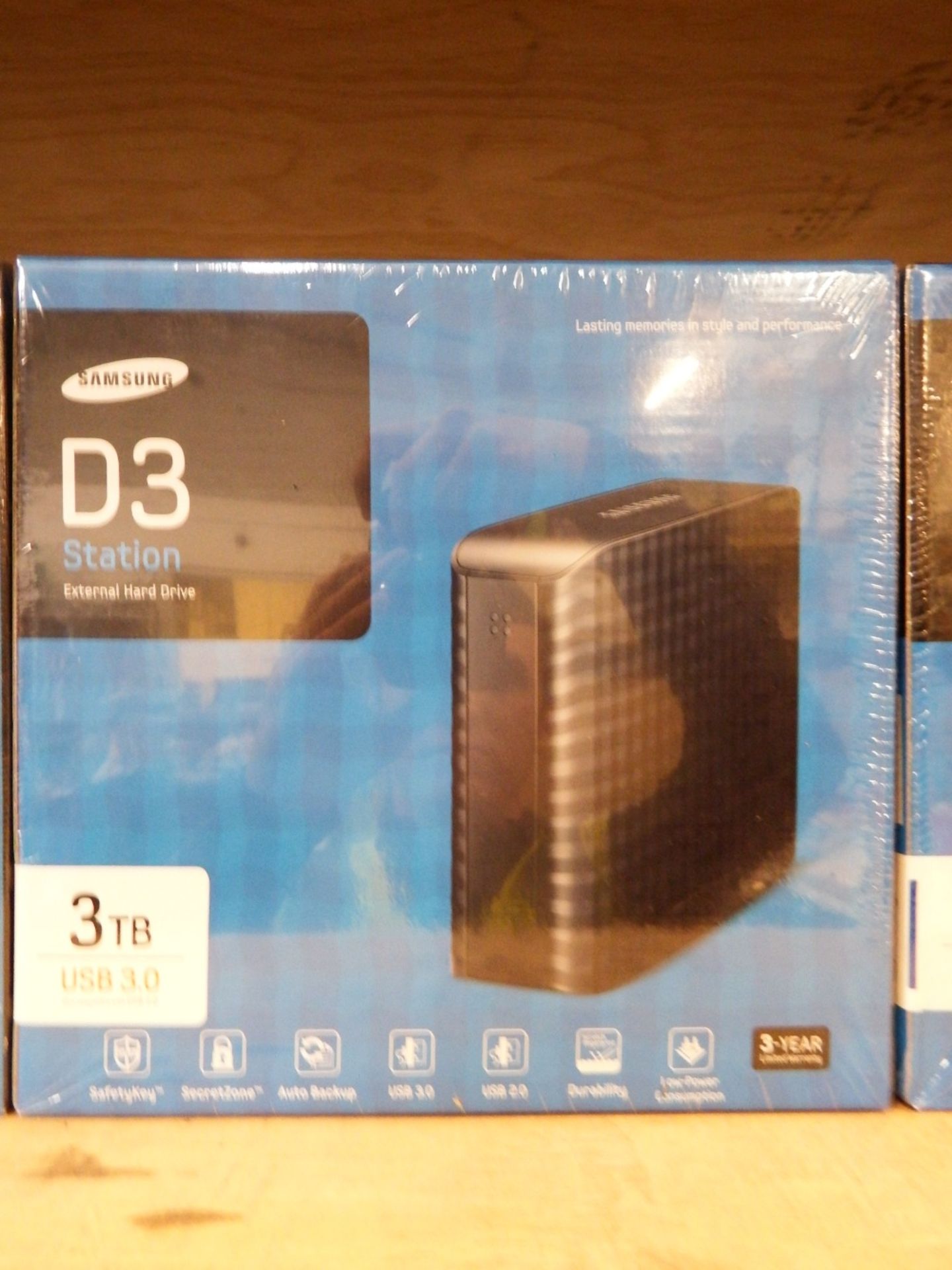 As New Sealed Samsung D3 Station 3Tb USB3 Hard Disk Drive. NO VAT