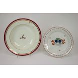 A Royal Worcester tea set, Evesham pattern; a Victorian part tea set,