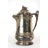 An American plated ewer, by Reed & Barton, late 19th Century,