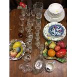 A quantity of various glassware Johnson Bros.