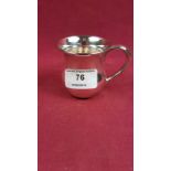 A silver Christening cup,