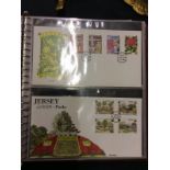 An album of First day covers relating to Jersey and Europe