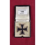 A German Iron Cross First Class,