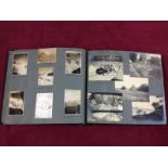 Four various photograph albums and contents - some military related