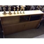 A G-plan light oak sideboard