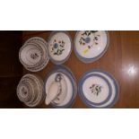 A quantity of Wedgwood 'Mayfield' patterned dinnerware;