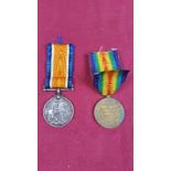 A pair of WW1 medals to Private W Atkinson