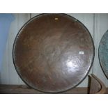 A large Eastern copper tray