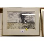 Two pencil signed prints entitled 'Black Thorn' an