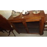 A 19th Century mahogany glazed pier cabinet