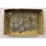 Three trays of coinage