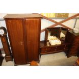 A Stag three piece bedroom suite comprising of two
