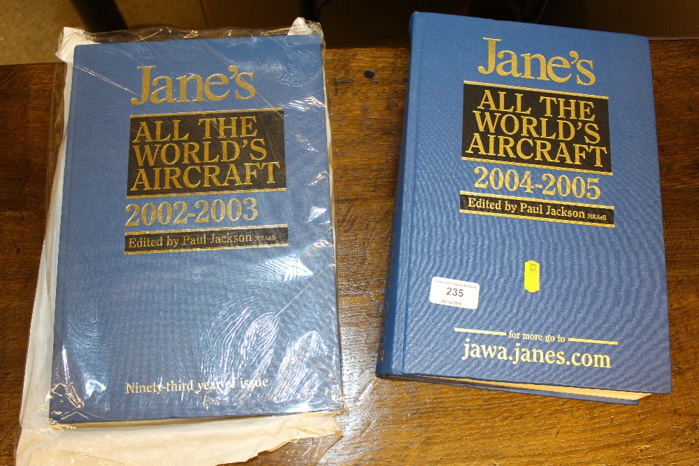 Two edition of Janes All The Worlds Aircrafts