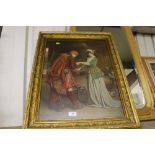 A gilt framed Scottish school print