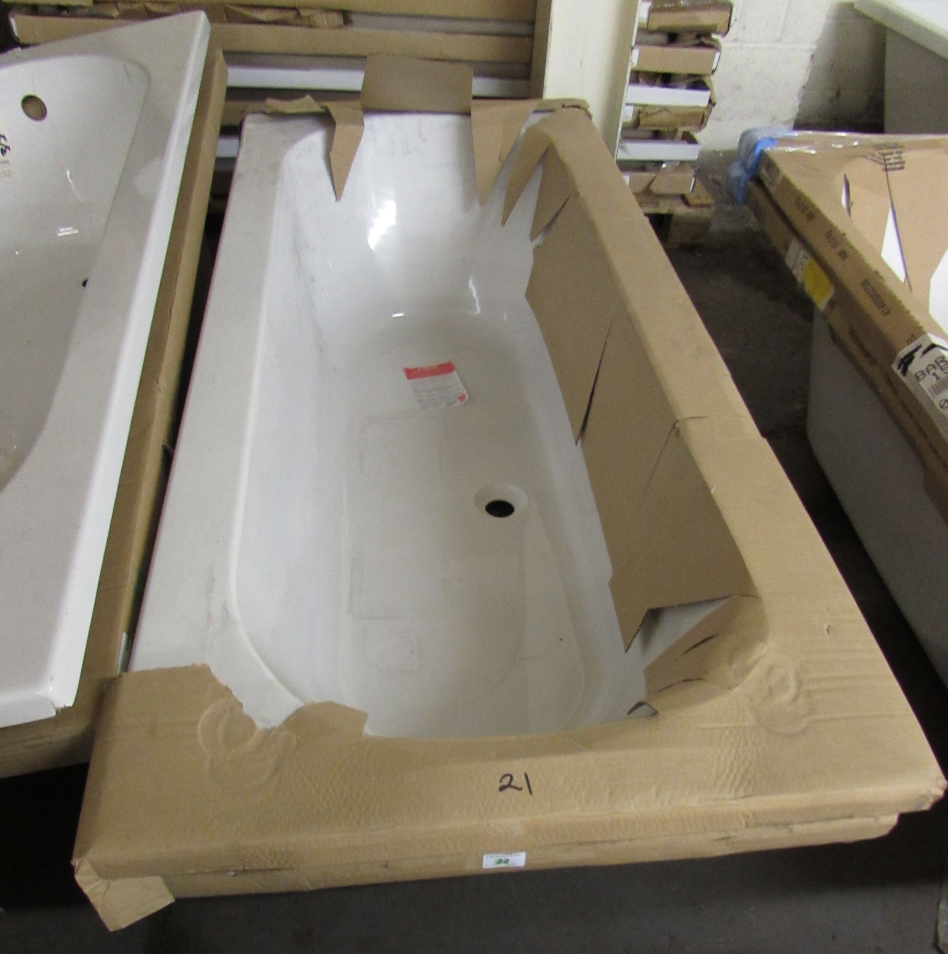1700 x 700 double ended bath (in factory wrap)
