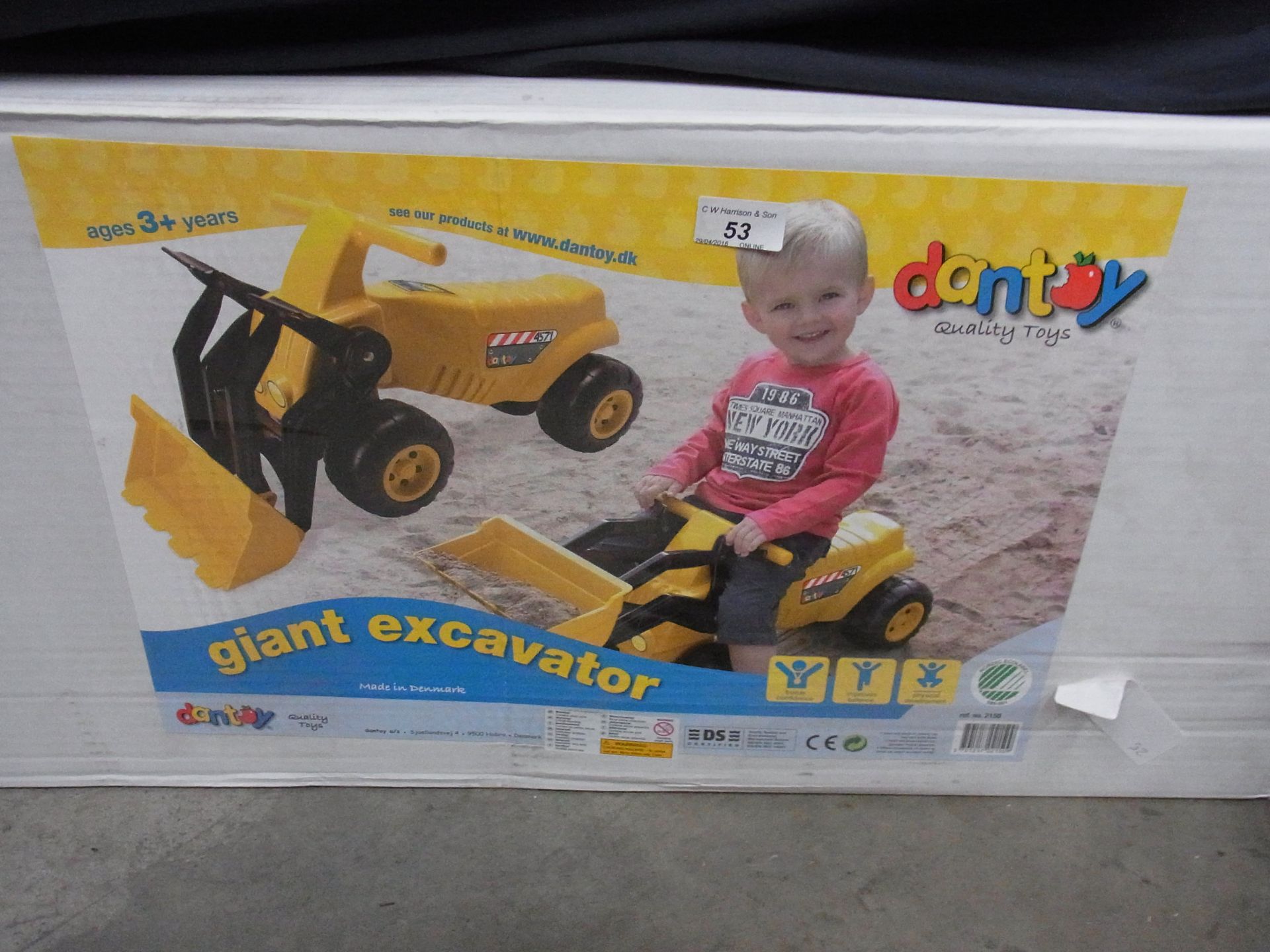 Dantoy giant excavator toy [boxed].