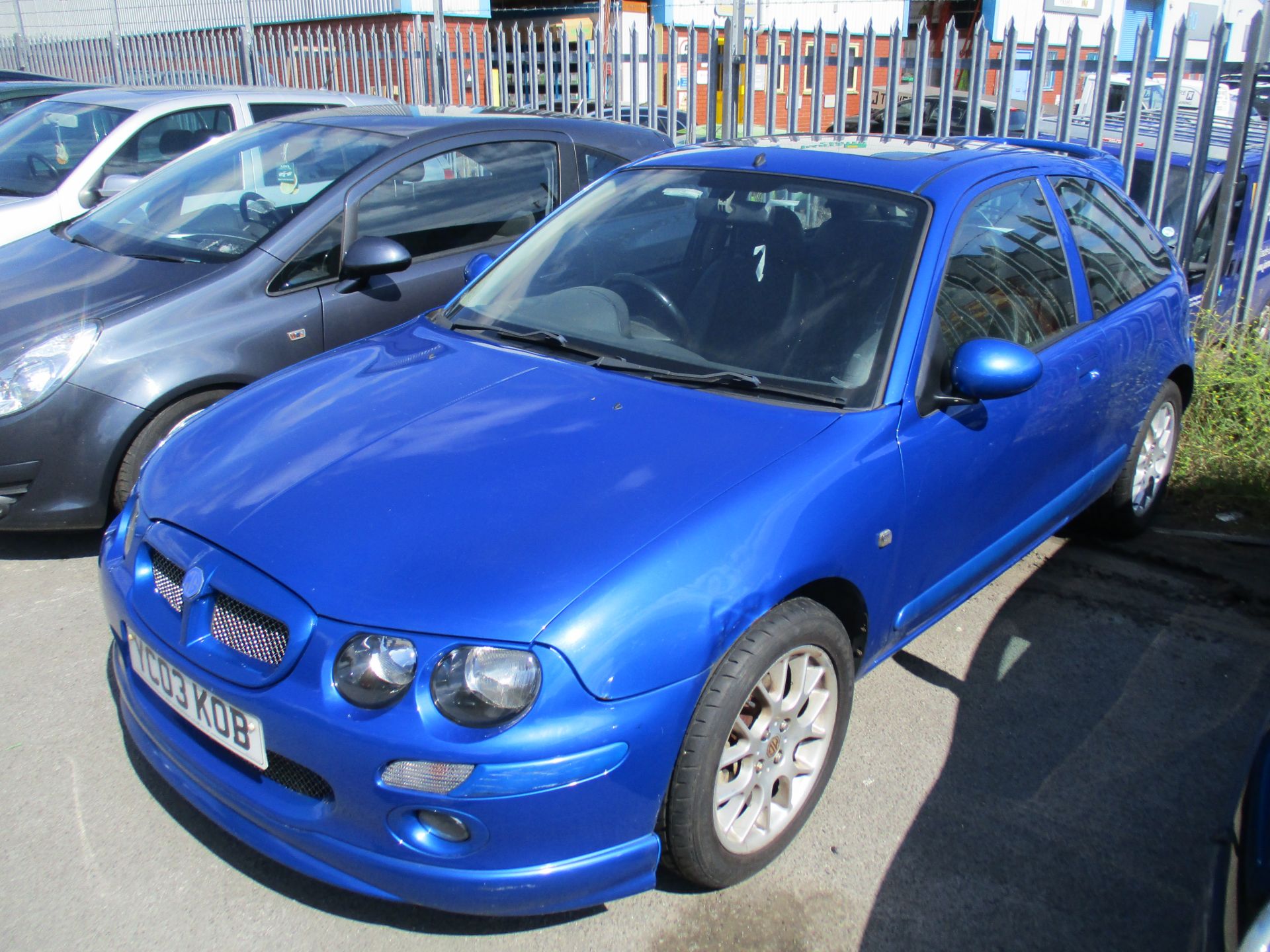 MG ZR+ 1.4L 3 DOOR HATCHBACK - petrol - blue Reg No YC03 KOB Rec Mil 69,392+as at 7.5.