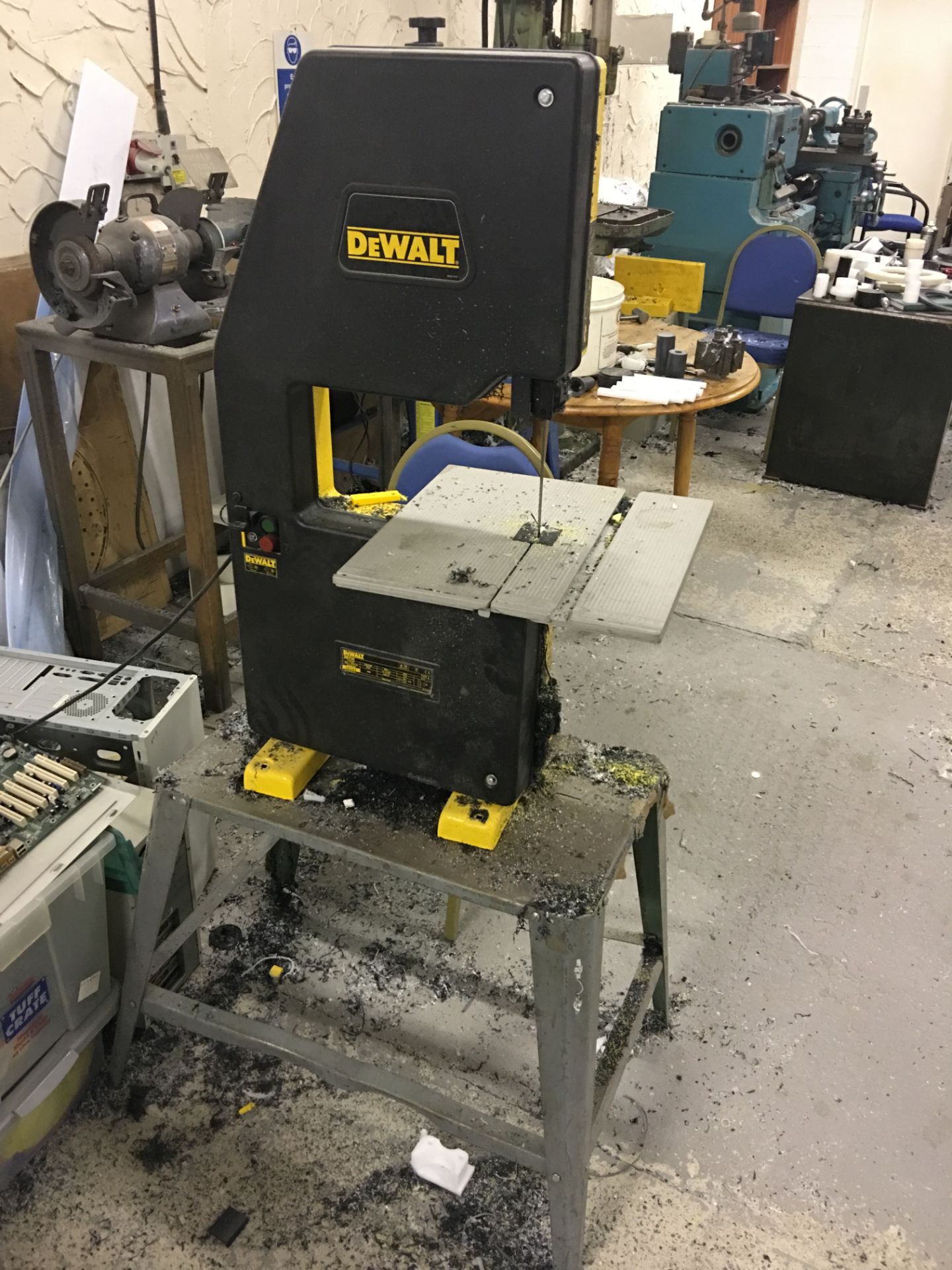 Dewalt DW738 Bandsaw and stand.