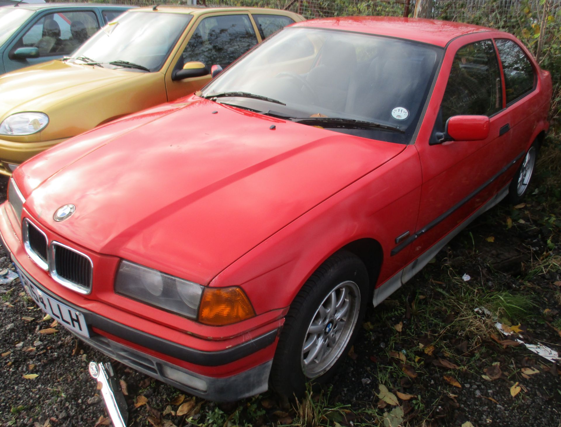 BMW 316I 1.6L 3 DOOR HATCHBACK - petrol - red Reg No P154 LLH Rec Mil 133,132+as at 29.9. - Image 3 of 3