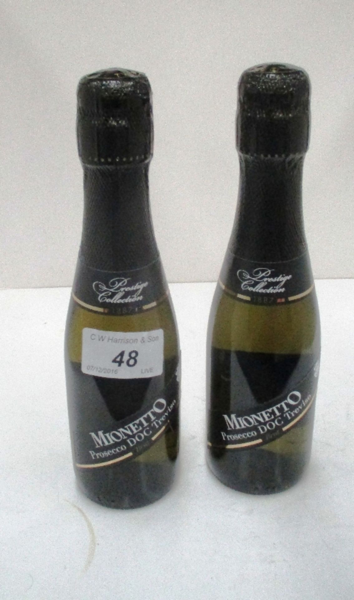 40 x 200ml bottles of Mionetto Prosecco Doc Treviso