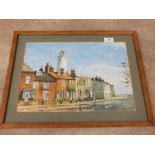 A watercolour of Sole Bay Inn, Southwold, by David Talks,